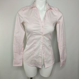 H&M Striped Long Sleeve Shirt Sz 2